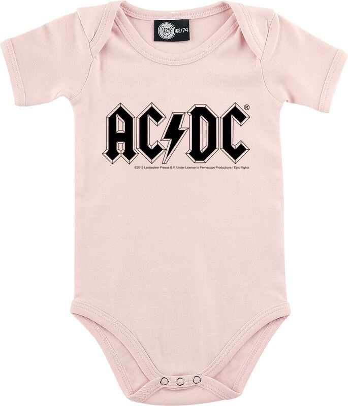 rock revival "Metal-Kids - Logo" Body light pink by AC/DC