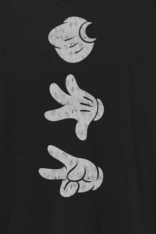 Rock Revival "Mickey Hands" T-Shirt Black By Mickey Mouse