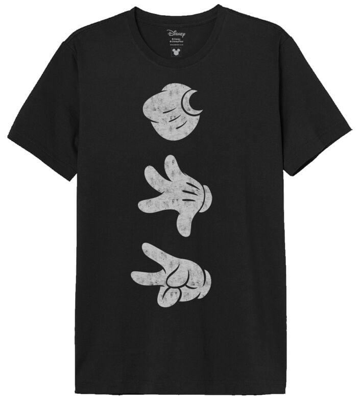 rock revival "Mickey Hands" T-Shirt black by Mickey Mouse
