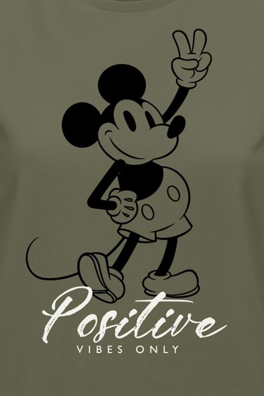 Rock Revival "Mickey Positive" T-Shirt Green By Mickey Mouse