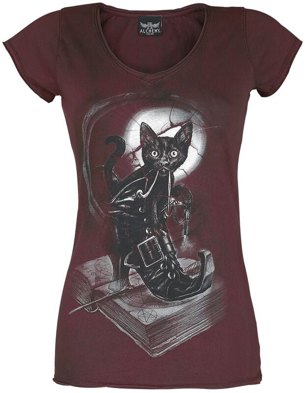 Rock Revival "Midnight Mischief" T-Shirt Red By Alchemy England