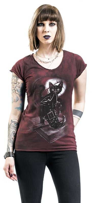 rock revival "Midnight Mischief" T-Shirt red by Alchemy England