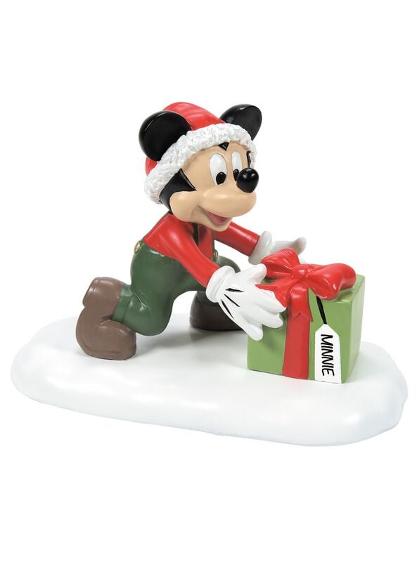 rock revival "Minnie Will Love This Mickey With Gift" Collection Figures multicolour by Mickey Mouse