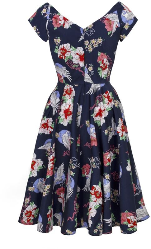 Rock Revival "Misa Midi Dress" Midi Dress Multicolour By Hell Bunny