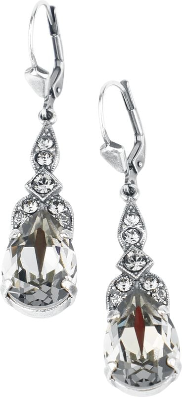 rock revival "Mist Drops" Earrings silver-coloured by Krikor