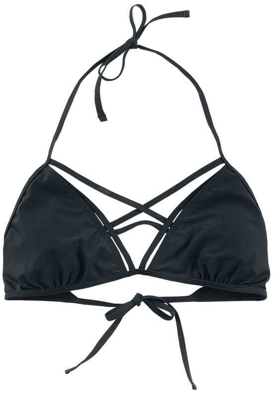 Rock Revival "Mix And Match" Bikini Top Black By Gothicana By EMP