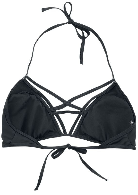 Rock Revival "Mix And Match" Bikini Top Black By Gothicana By EMP