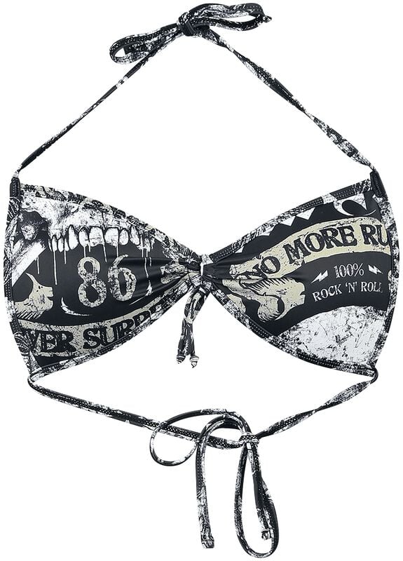 Rock Revival "Mix And Match" Bikini Top Black By Rock Rebel By EMP