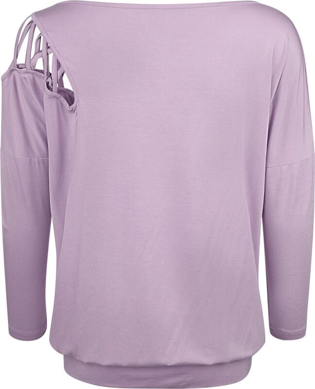 Rock Revival "Modern Art Heart" Long-sleeve Shirt Lilac By Full Volume By EMP