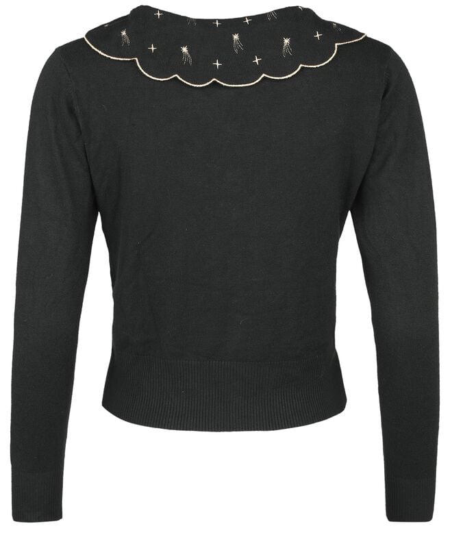 Rock Revival "Moon Phase Cat Emb Cardigan" Cardigan Black By Voodoo Vixen