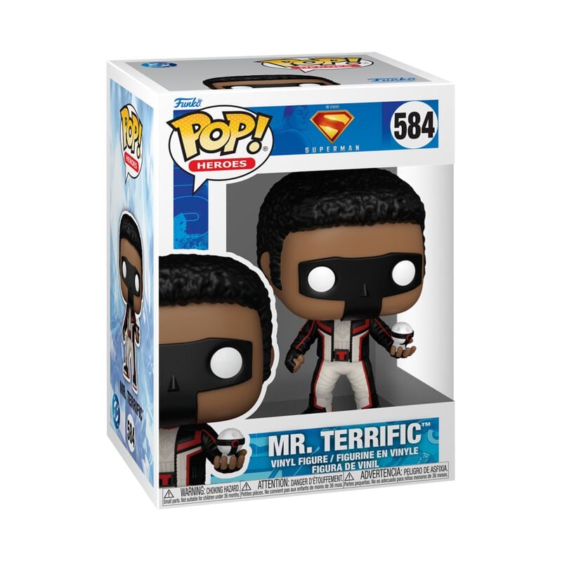 rock revival "Mr. Terrific Vinyl Figurine 584" Funko Pop by Superman