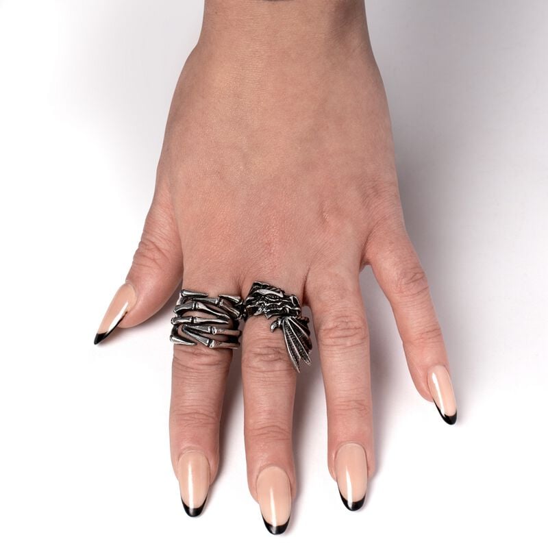Rock Revival "Mrs. Mothersole´s Curse" Ring Silver-coloured By Alchemy Gothic
