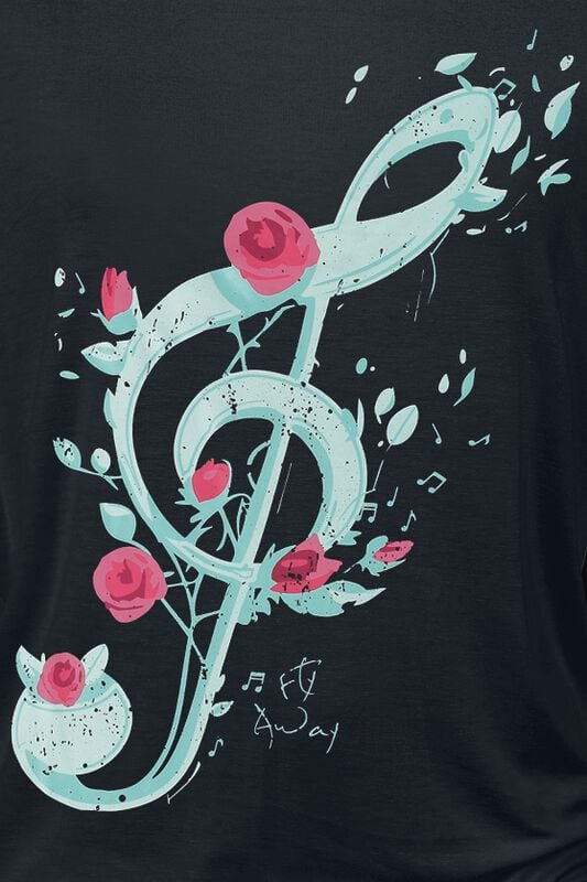 Rock Revival "Music And Roses" Long-sleeve Shirt Black By Full Volume By EMP