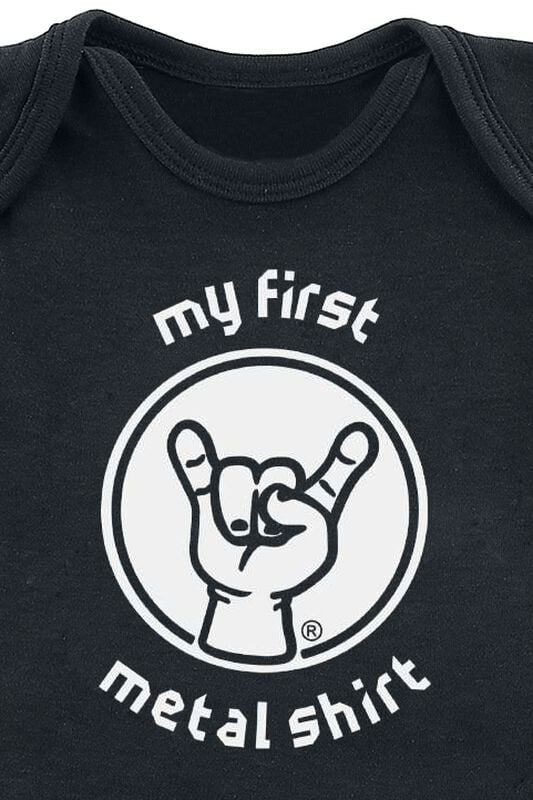 Rock Revival "My First Metal Shirt" Body Black By Metal Kids