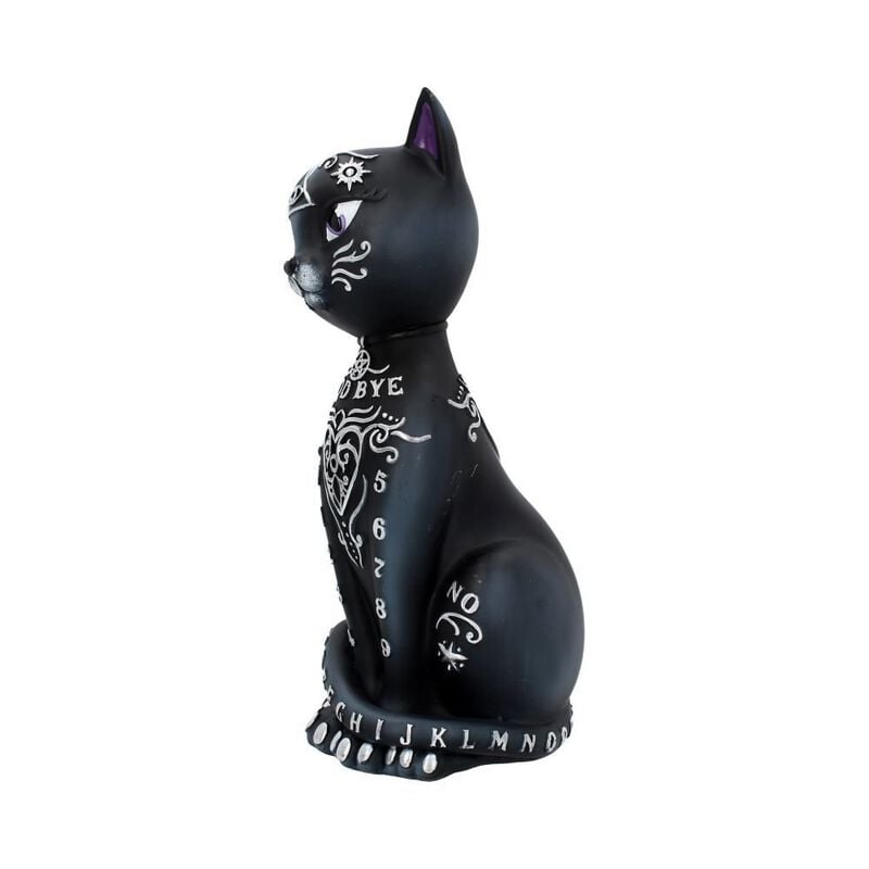 Rock Revival "Mystic Kitty" Statue Black-white By Nemesis Now
