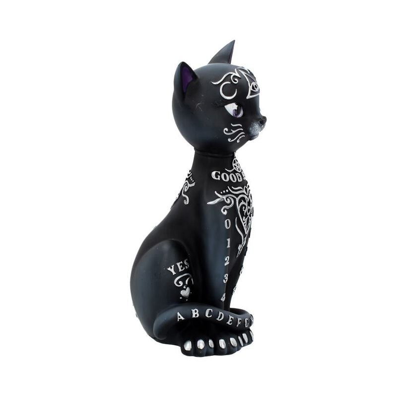 Rock Revival "Mystic Kitty" Statue Black-white By Nemesis Now