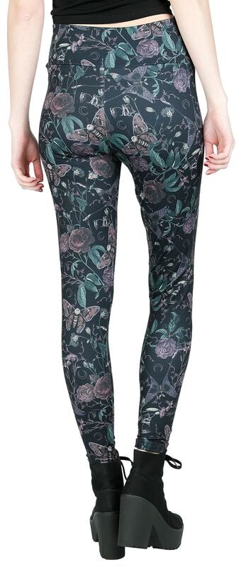 Rock Revival "Mystical Woods" Leggings Black By Gothicana By EMP