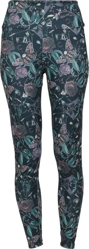 Rock Revival "Mystical Woods" Leggings Black By Gothicana By EMP
