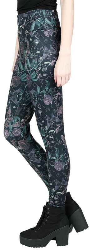 rock revival "Mystical Woods" Leggings black by Gothicana by EMP
