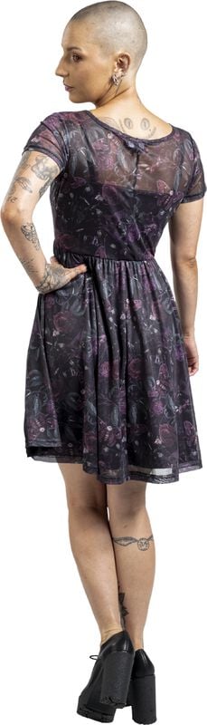 Rock Revival "Mystical Woods" Mini Dress Black By Gothicana By EMP
