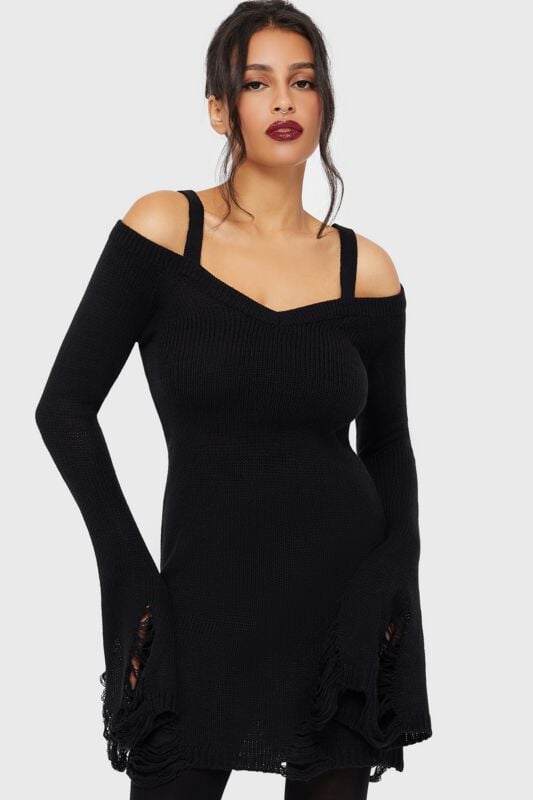 rock revival "Night Widow Mini Dress" Mini Dress black by Killstar