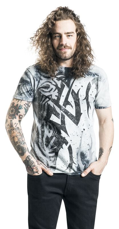 rock revival "Nightmare Tattoo" T-Shirt white by Outer Vision