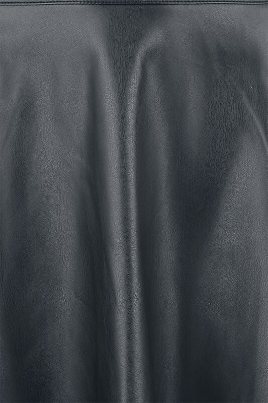 Rock Revival "NMandy PU HW Flared Skirt WVN NOOS" Mini Skirt Black By Noisy May