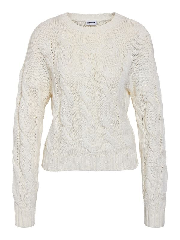 rock revival "NMDARA L/S HIGH NECK KNIT FWD NOOS" Knit jumper grey by Noisy May