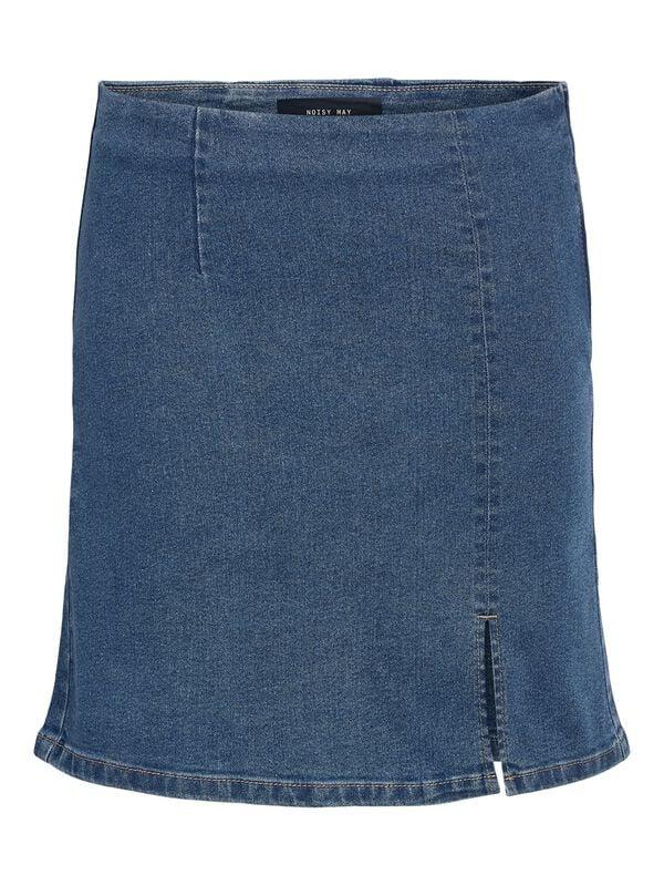 Rock Revival "NMDEBBY NM SLIM SKIRT VI518MB NOOS" Mini Skirt Blue By Noisy May