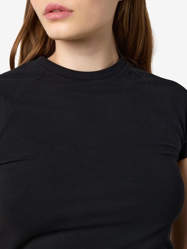 Rock Revival "NMKatinka S/S Raglan Top FWD JRS NOOS" T-Shirt Black By Noisy May