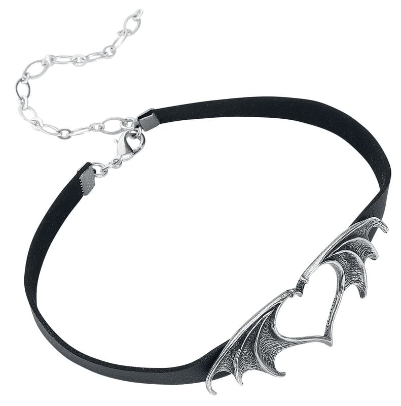 Rock Revival "Nocte Amor" Choker Black-silver By Alchemy Gothic