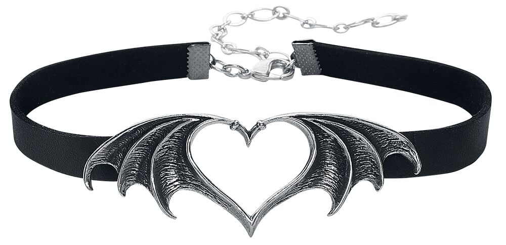 rock revival "Nocte Amor" Choker black-silver by Alchemy Gothic