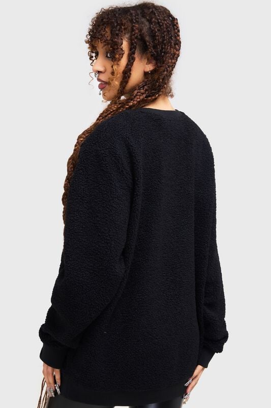 Rock Revival "Nope Fleece Jumper" Sweatshirt Black By THE VAMPURR By KILLSTAR