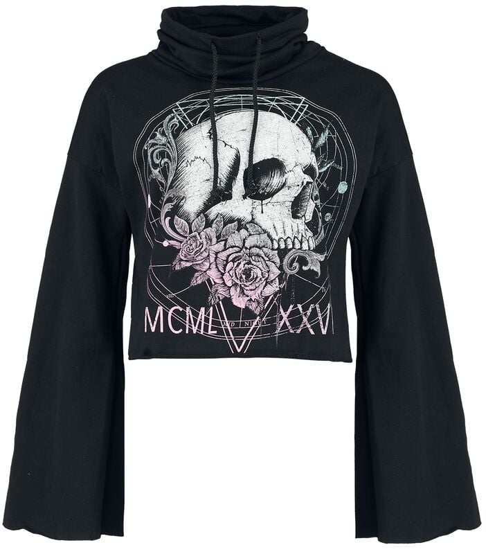Rock Revival "Numbers Rainbow" Sweatshirt Black By Alchemy England