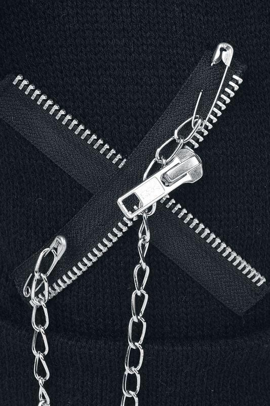 Rock Revival "Nycteris Hat" Beanie Black By Cupcake Cult