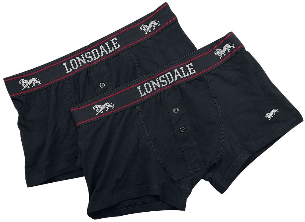 rock revival "Oakworth" Boxers black by Lonsdale London