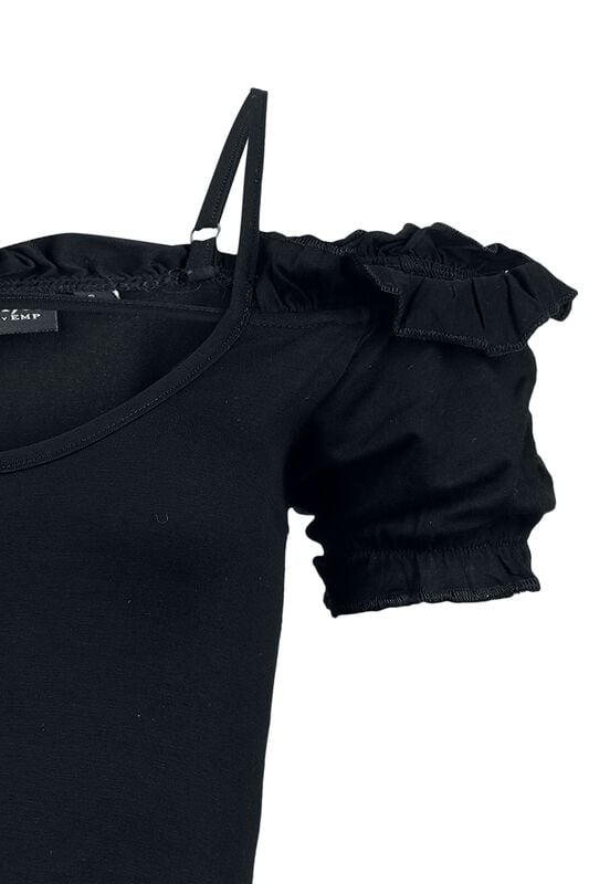 Rock Revival "Off-Shoulder Dress" Mini Dress Black By Gothicana By EMP