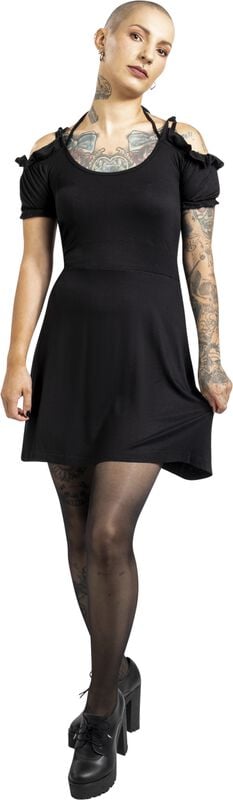 rock revival "Off-Shoulder Dress" Mini Dress black by Gothicana by EMP