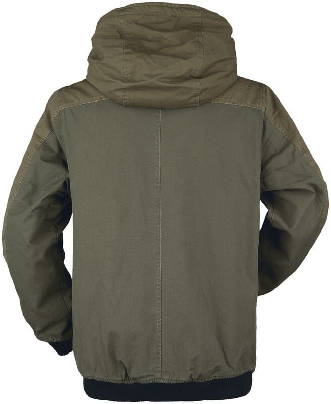 Rock Revival "Olive Winter Jacket With Pockets" Winter Jacket Olive By Black Premium By EMP