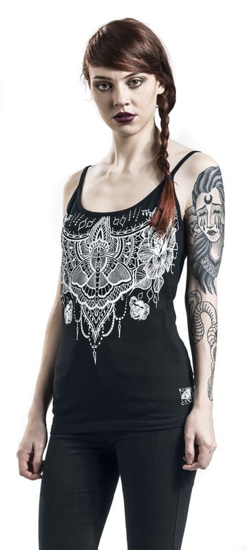 rock revival "On Top Of The World" Top black by Black Premium by EMP
