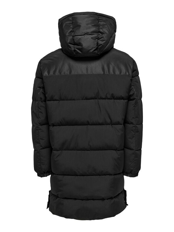 Rock Revival "Onstye Puffer Coat" Winter Jacket Black By ONLY And SONS