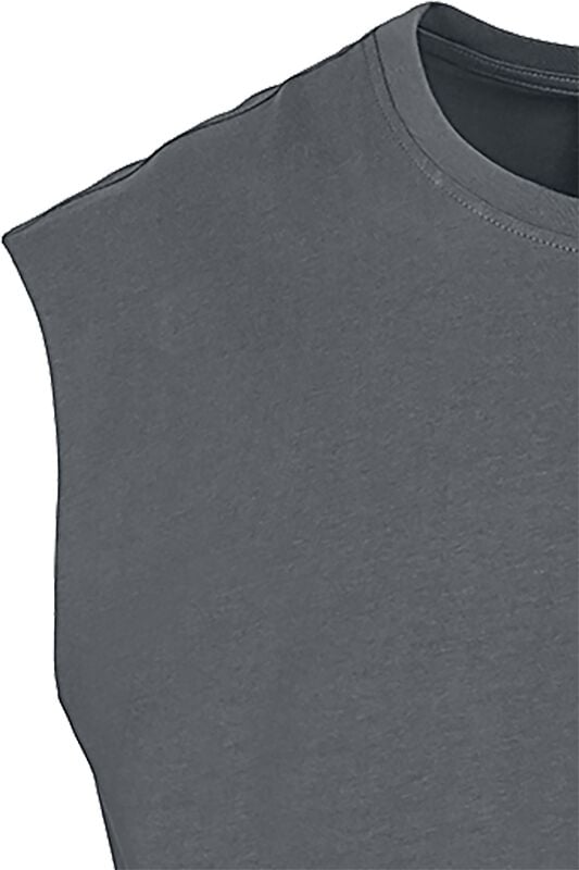 Rock Revival "Open Edge Sleeveless Tee" Tanktop Charcoal By Urban Classics