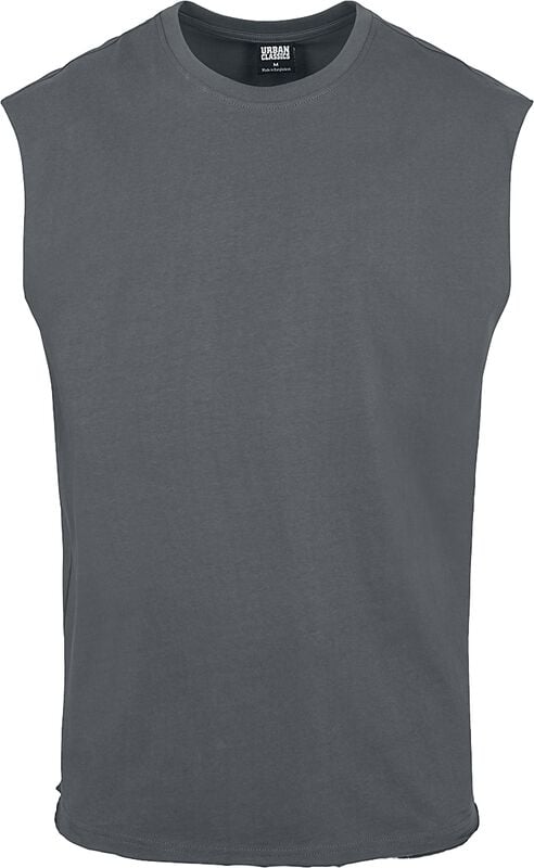 rock revival "Open Edge Sleeveless Tee" Tanktop charcoal by Urban Classics