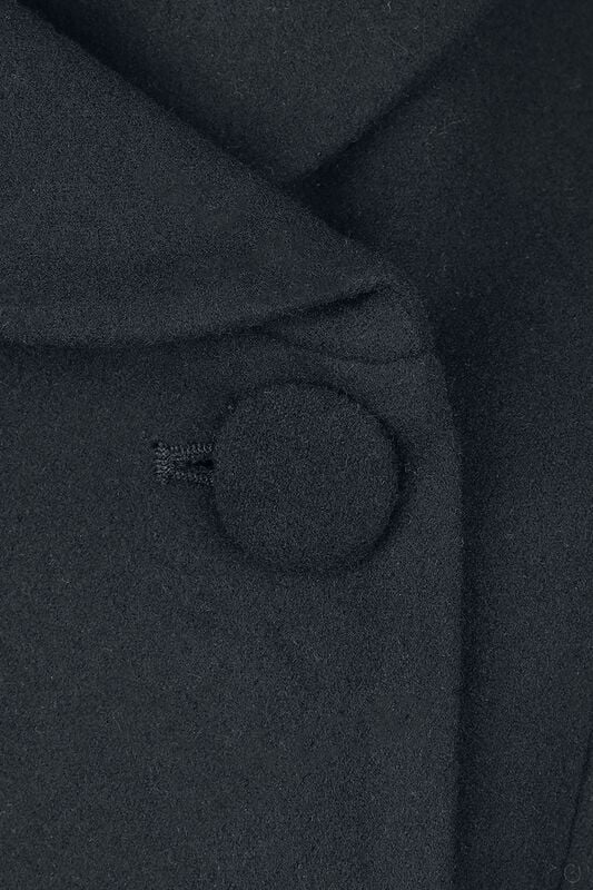 Rock Revival "Ophelia Coat" Coat Black By Gothicana By EMP