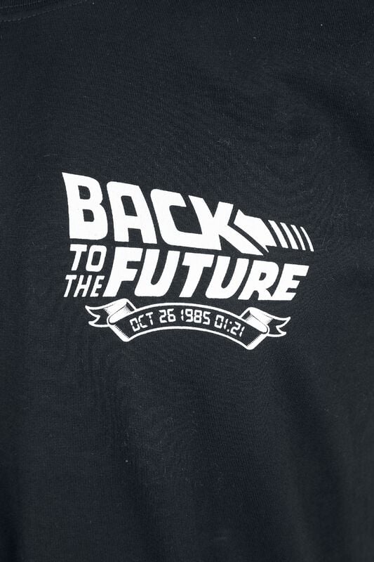 Rock Revival "Origin Of Time Travel" T-Shirt Black By Back To The Future