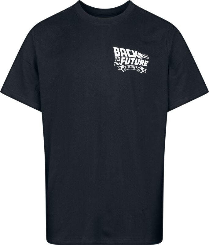 rock revival "Origin Of Time Travel" T-Shirt black by Back To The Future