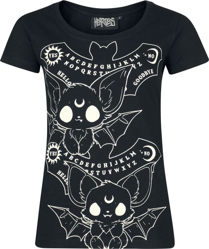 Rock Revival "Ouija Bats T-shirt" T-Shirt Black By Heartless
