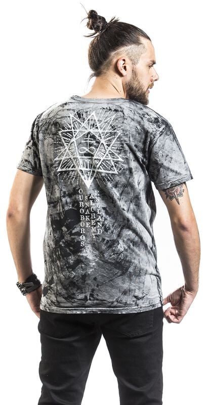 Rock Revival "Ouroboros Snake" T-Shirt Black By Alchemy England
