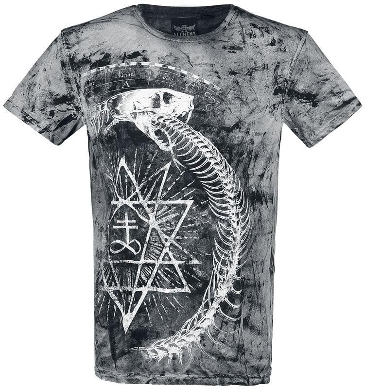 Rock Revival "Ouroboros Snake" T-Shirt Black By Alchemy England