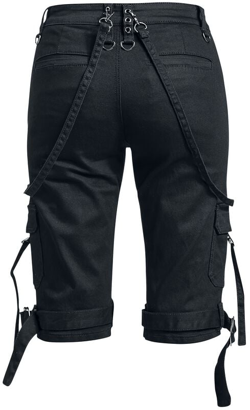 Rock Revival "Pandora's Box" Shorts Black By Gothicana By EMP